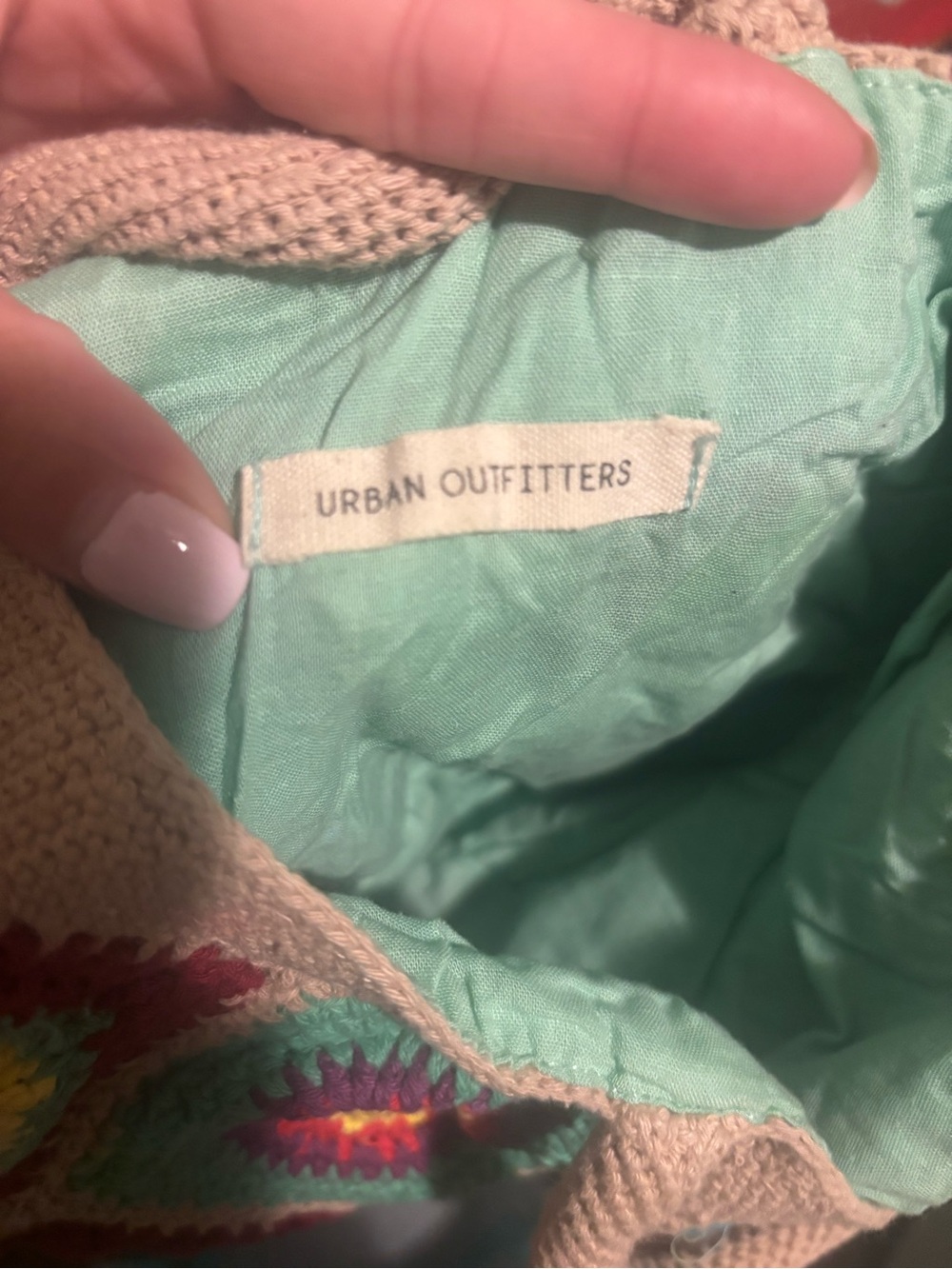Urban Outfitters Granny Square Crochet Bag - Picture 2 of 3